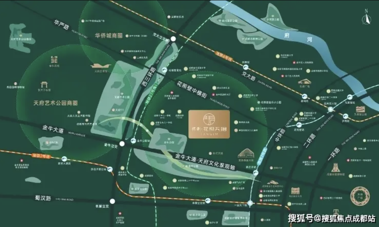 保利花照天珺交通图