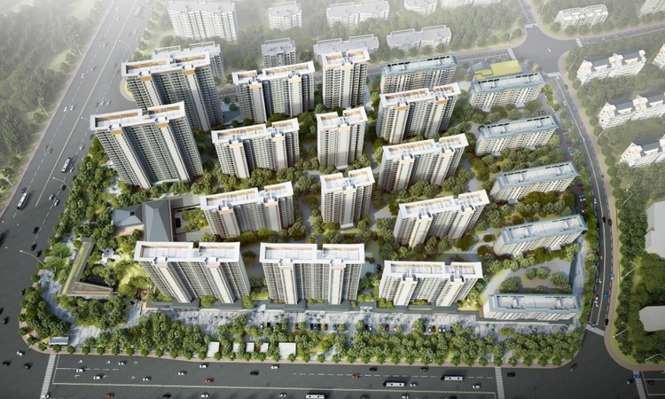 招商蛇口天青府效果图