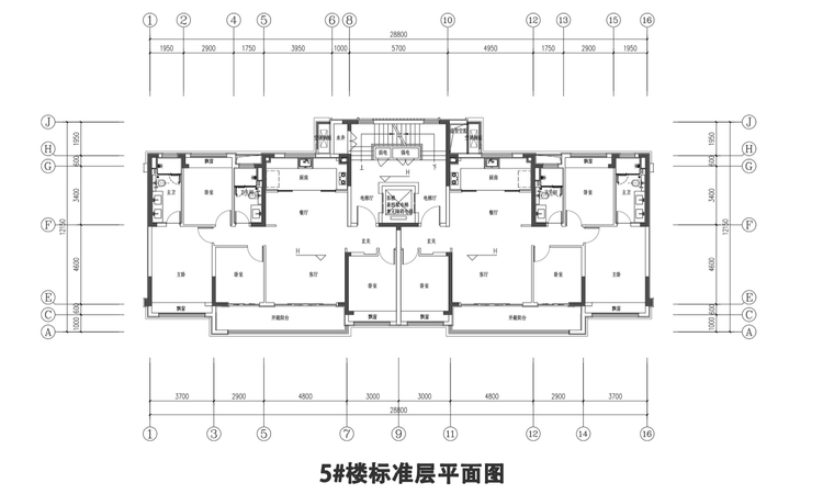 臻和璟园楼层平面图