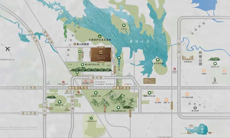 招商春和景明周边配套图