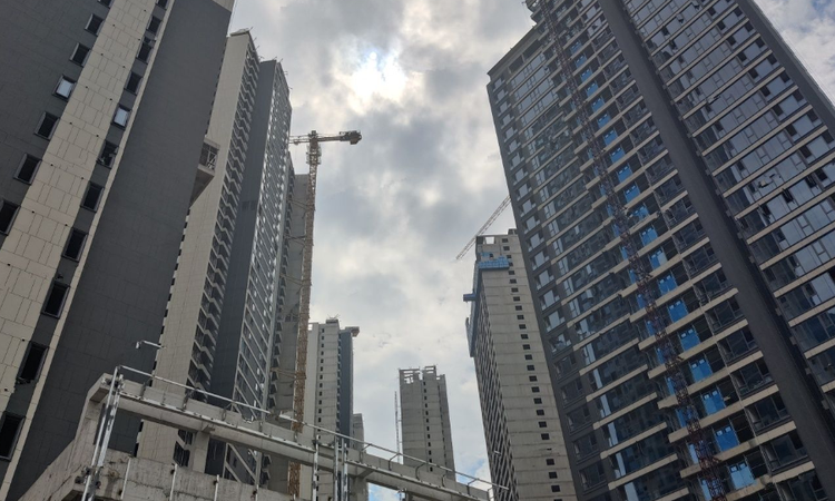 绿地·麓云国际施工进度图