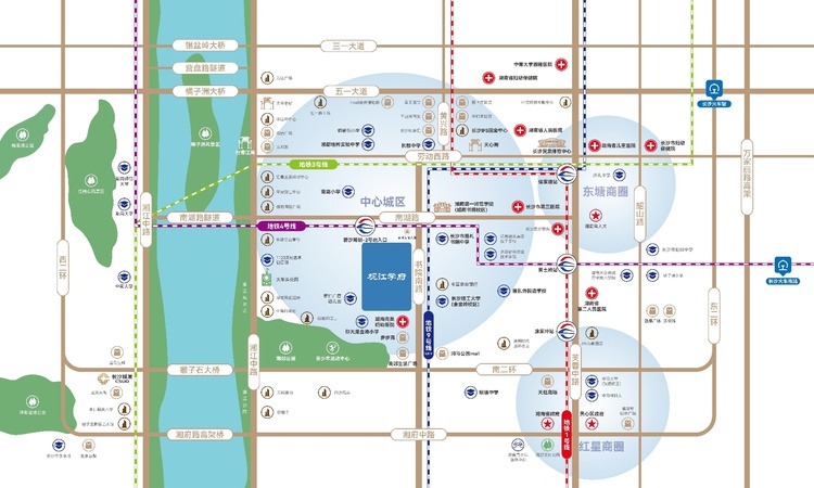 城发恒伟·观江学府交通图
