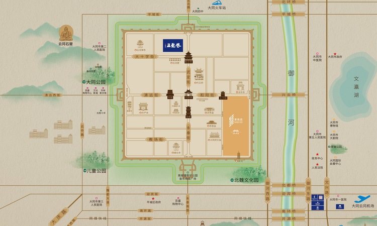 铂蓝五龙巷交通图