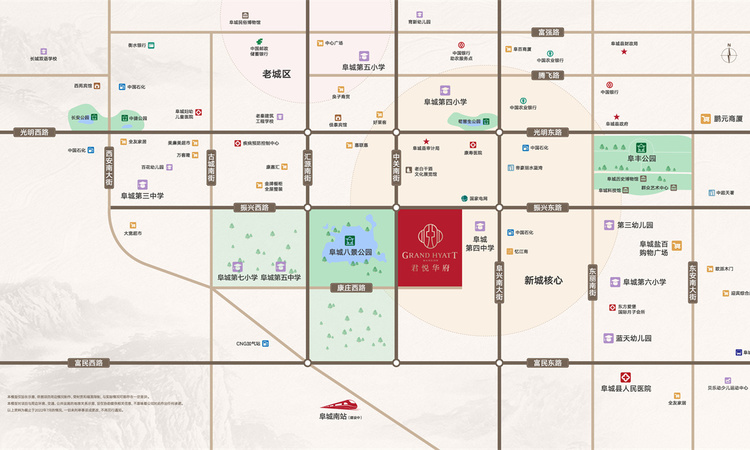 君悦华府周边配套图