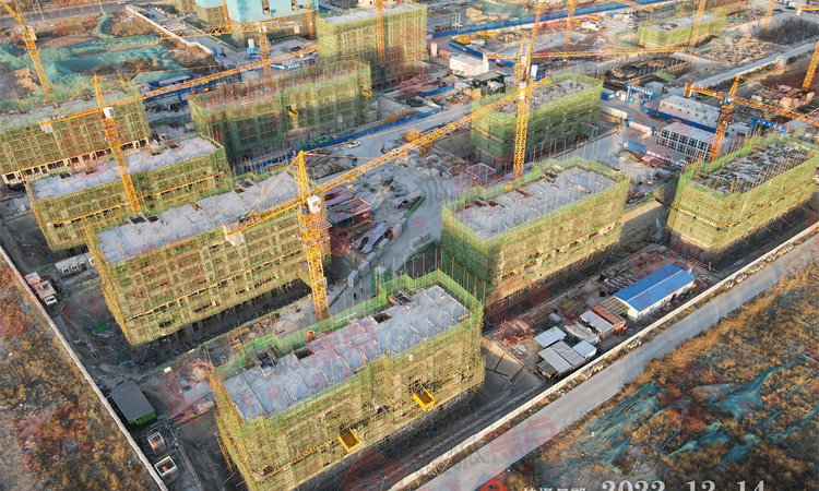 颐和新城·尚城施工进度图