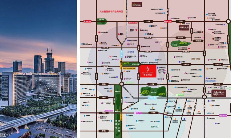 伊顿悦府交通图