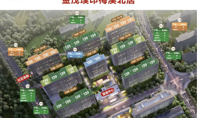 金茂璞印梅溪效果图