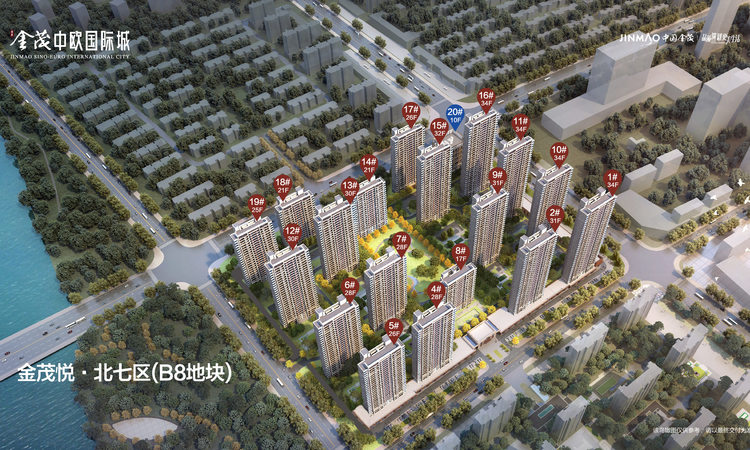 金茂中欧国际城效果图