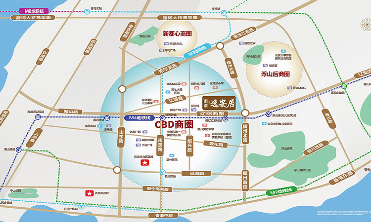 诺德逸安居交通图