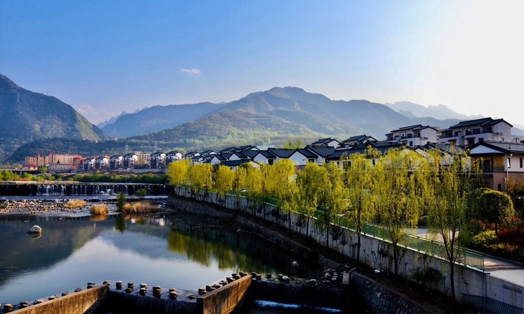 太白熙岸实景图