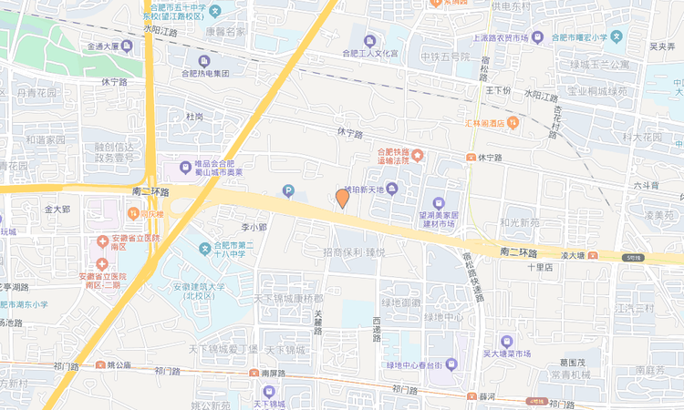 合肥中海未来之境交通图