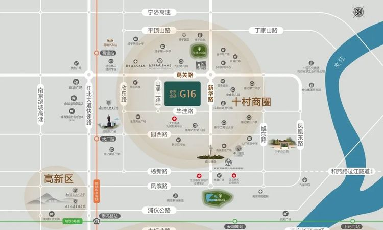 金基亚东暄玥府周边配套图