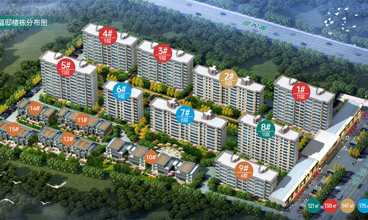 悦恒福邸楼层平面图