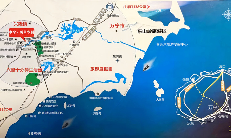 中宝邻里空间交通图