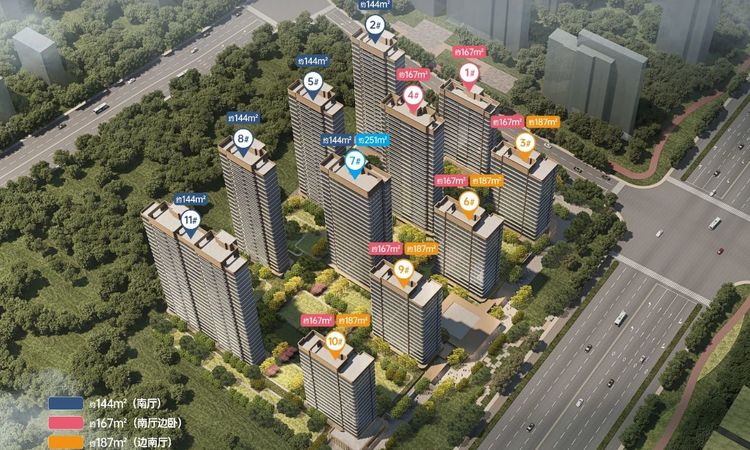 希望绿城·江屿湖楼层平面图