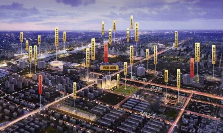 西港澜庭周边配套图