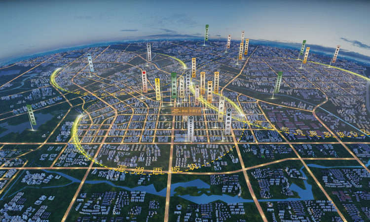 徽盐滨湖雲著周边配套图