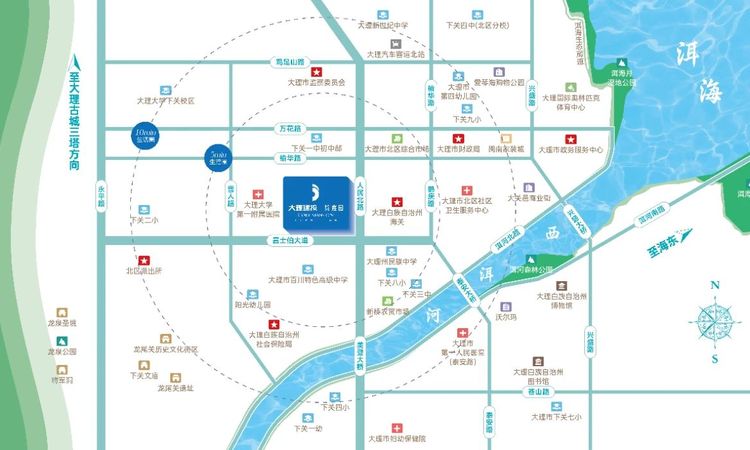 建投·贸鑫园交通图