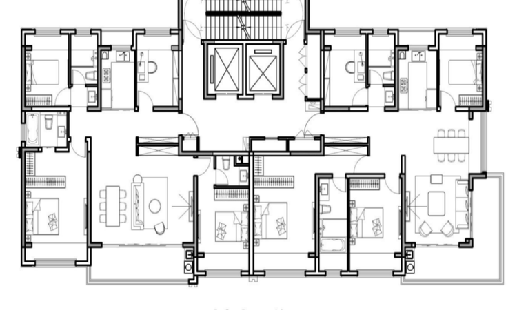 熙和云汀雅园楼层平面图