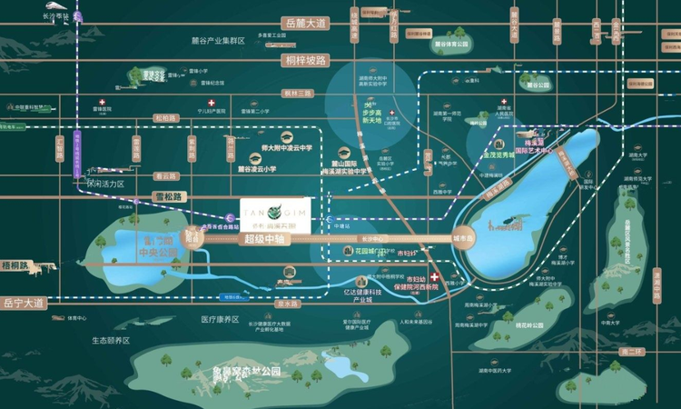 保利梅溪天珺周边配套图