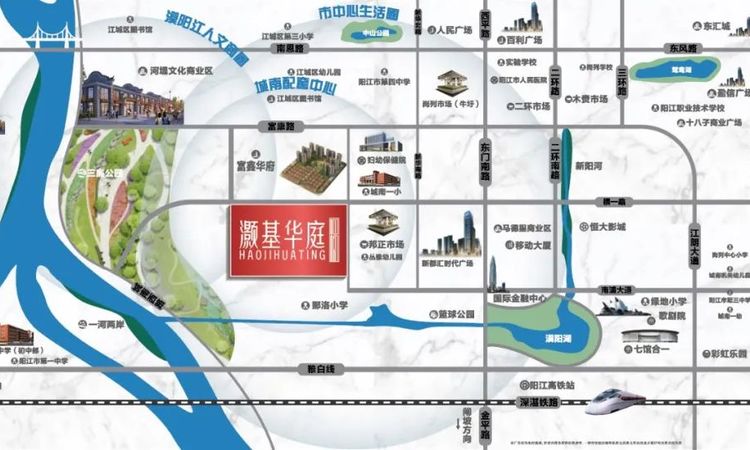 灏基华庭交通图
