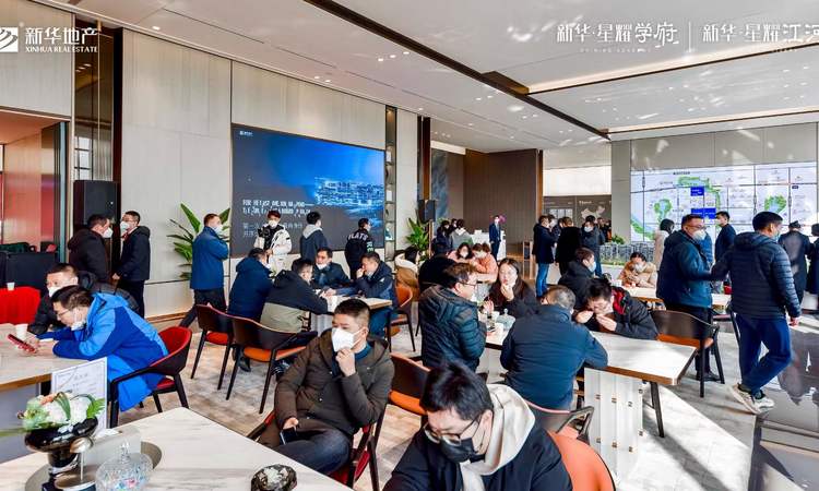 新华星耀江河实景图