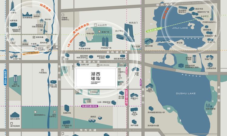 湖西璀璨交通图