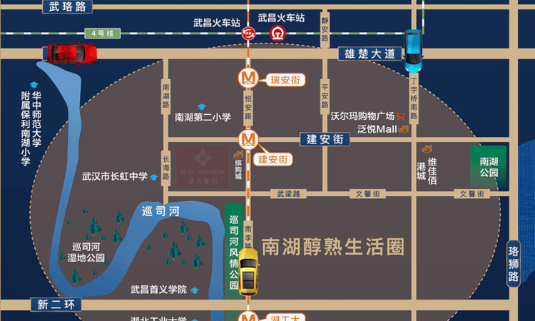 天地·雅园交通图