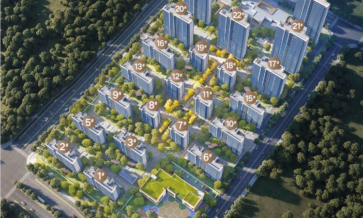 邦泰万城滨湖未来楼层平面图