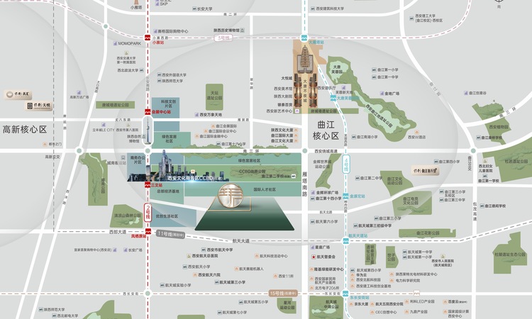 保利天珺交通图