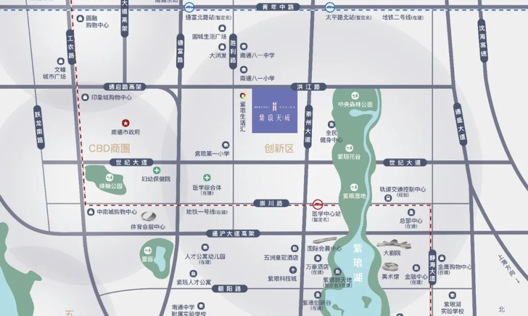 紫琅天成交通图