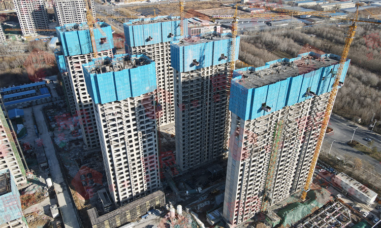 荣盛·华府施工进度图