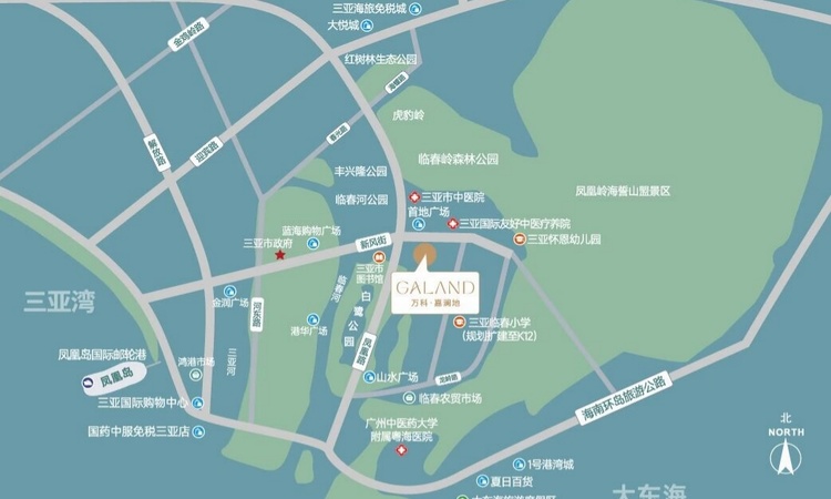 万科·嘉澜地交通图