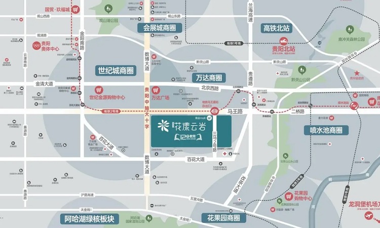 投控·花漾云岩交通图