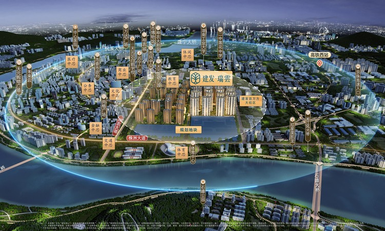 株洲建发瑞云交通图