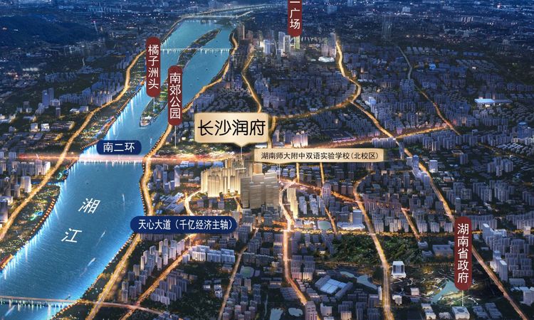 长沙润府交通图