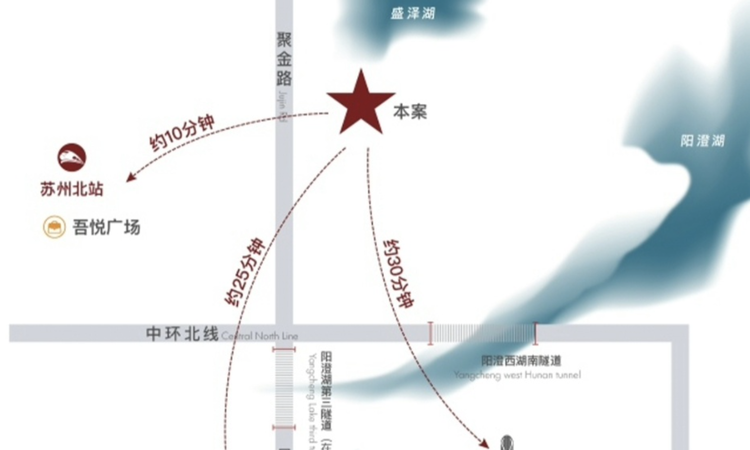 溪前雅居交通图