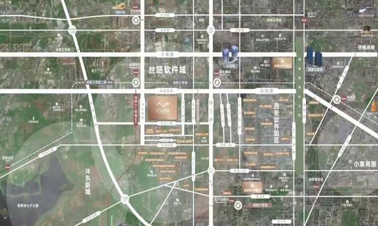 中建轨交山海境交通图