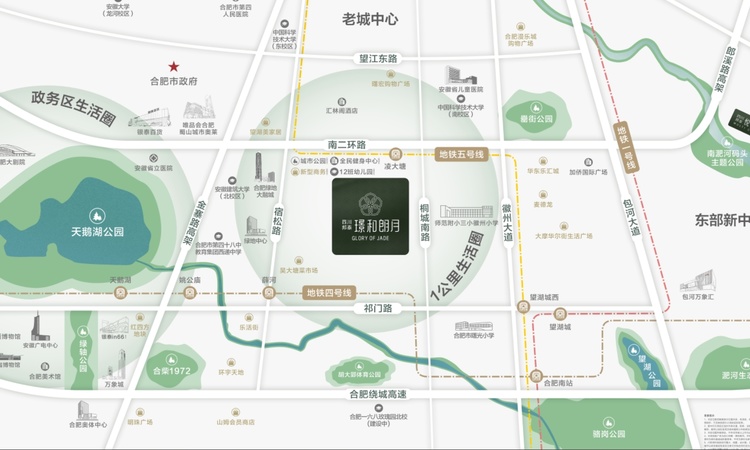 四川邦泰璟和朗月周边配套图