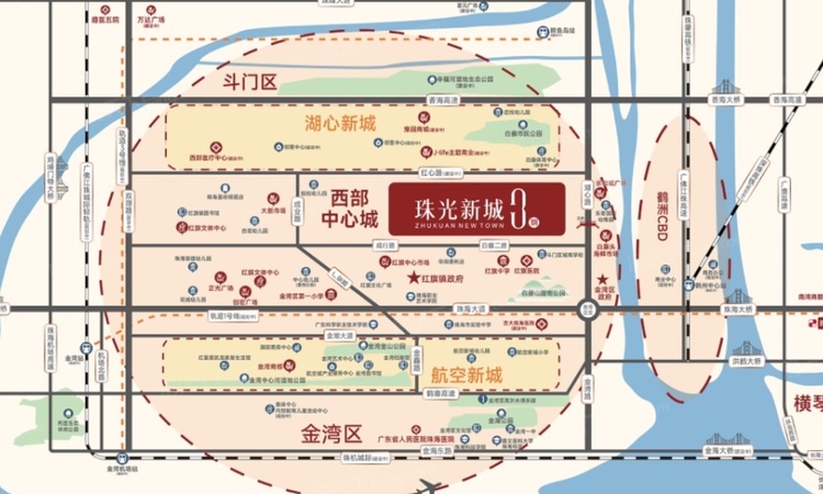 珠光新城三期交通图