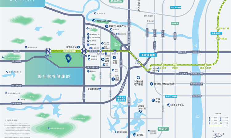 中粮祥云地铁小镇交通图