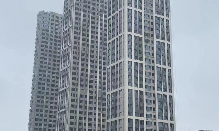 绿地紫金中心施工进度图