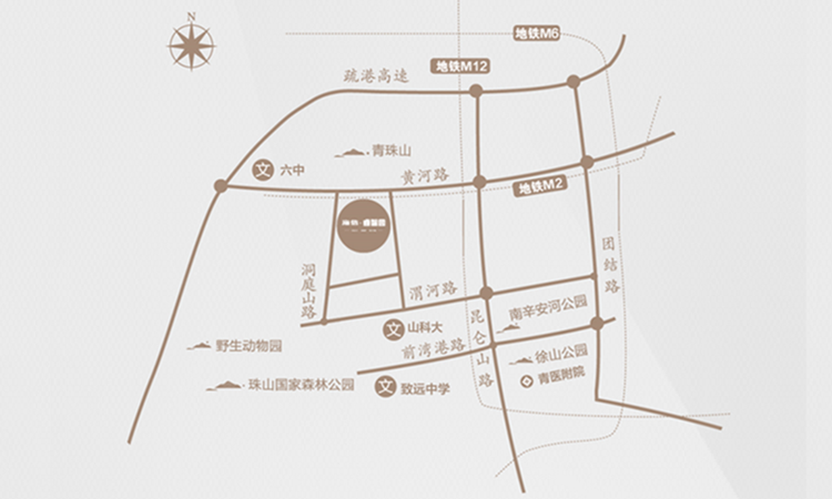 海信·睿智园交通图