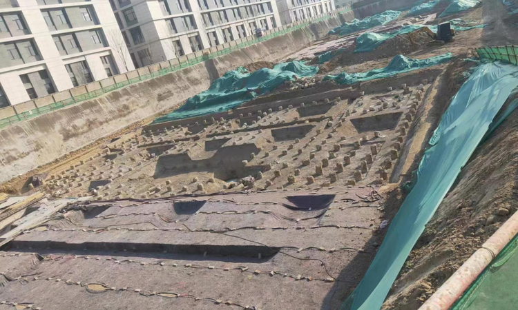 瑞创人工智能产业基地施工进度图