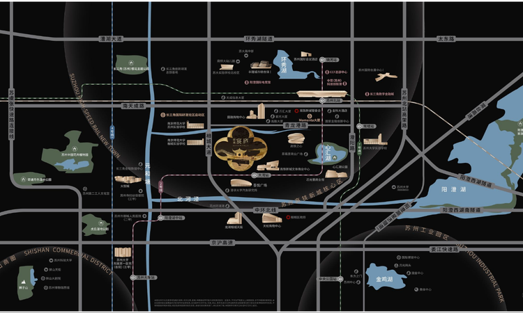 绿城宸庐交通图