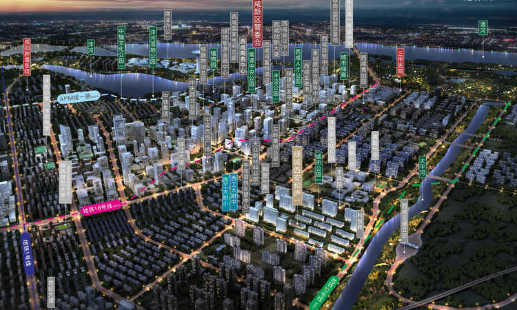 绿城·西安和庐交通图