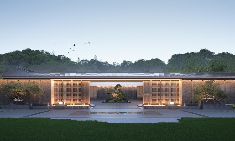 保利·溪山赋效果图