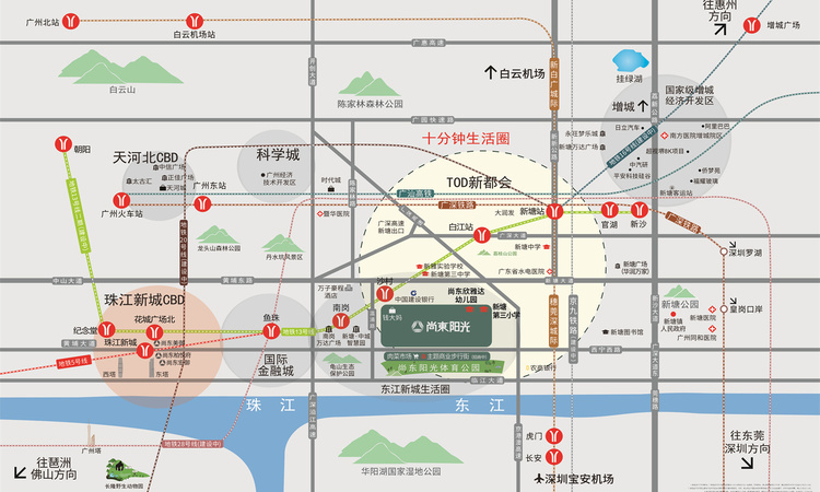 尚东阳光·翡悦交通图