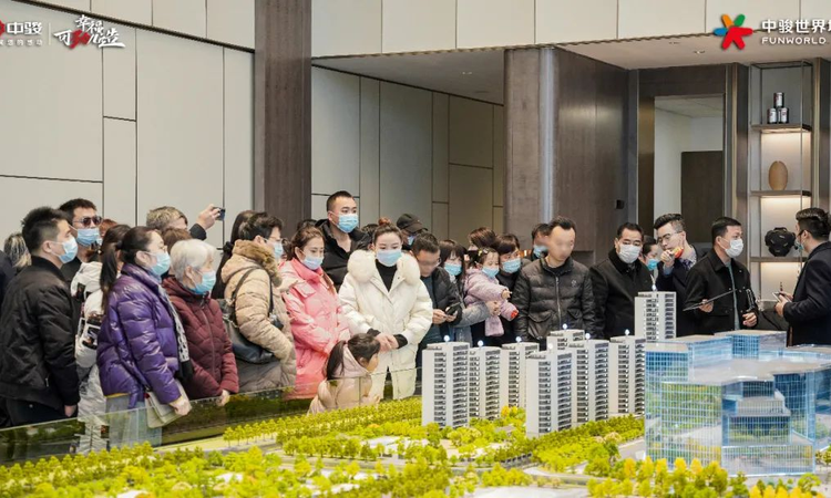 中骏世界城实景图