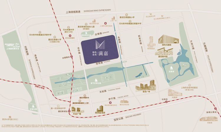 象屿金茂·满嘉交通图